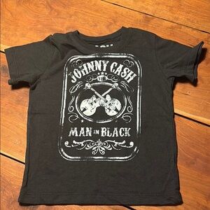 Johnny Cash Black Graphic Tee 4T